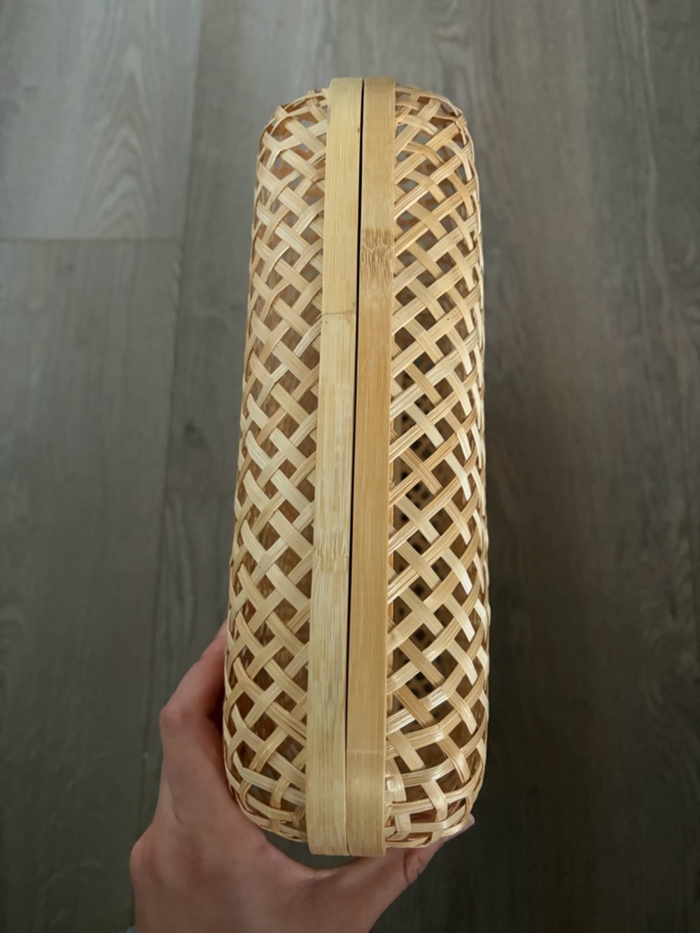 Ikea SMARRA Box with Lid in natural woven rattan - Picture 7 of 9